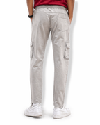 Beige Narrow Bottom Pants