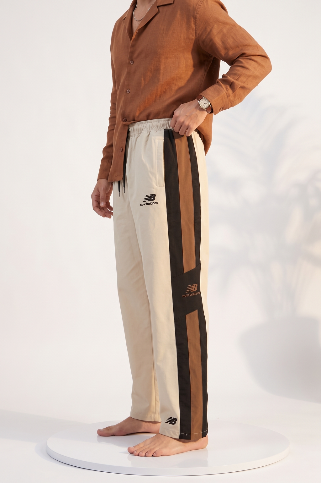 Men Beige Trouser