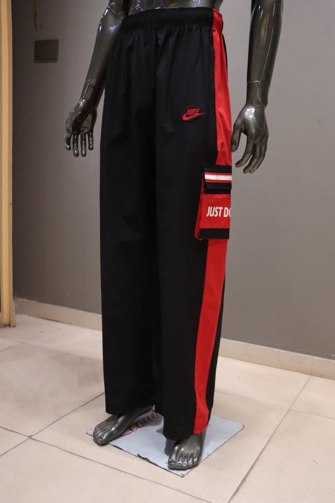 Red & Black Sports Trouser