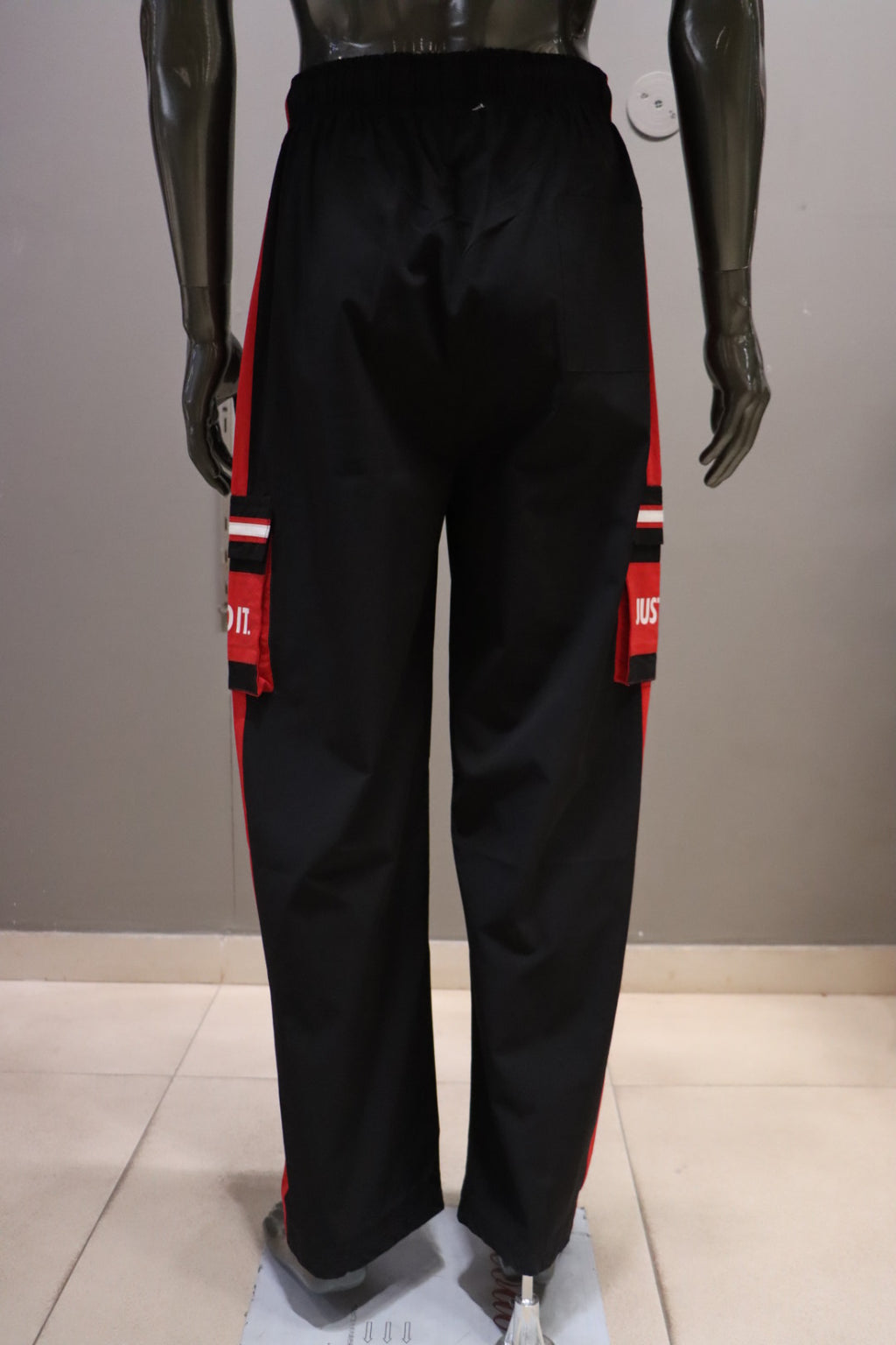 Red & Black Sports Trouser