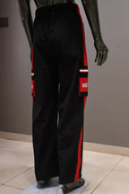 Red & Black Sports Trouser