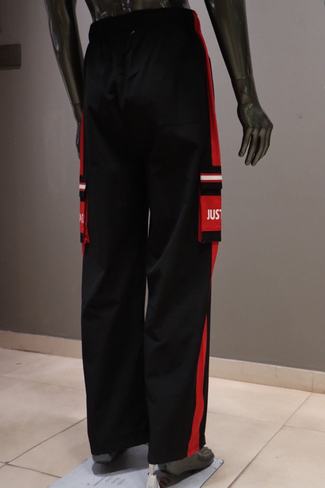 Red & Black Sports Trouser