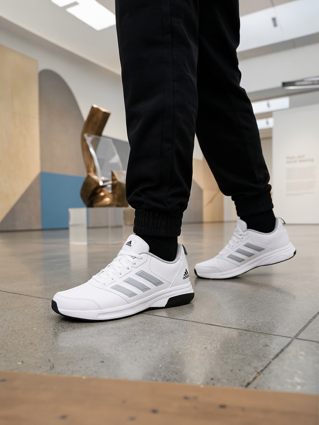 ADIDAS White Tennis Shoes